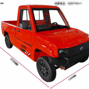 Hot Selling Multi-function battery  four-wheel drive camper Chinese operated cargo electric truck 4x4 mini pickup