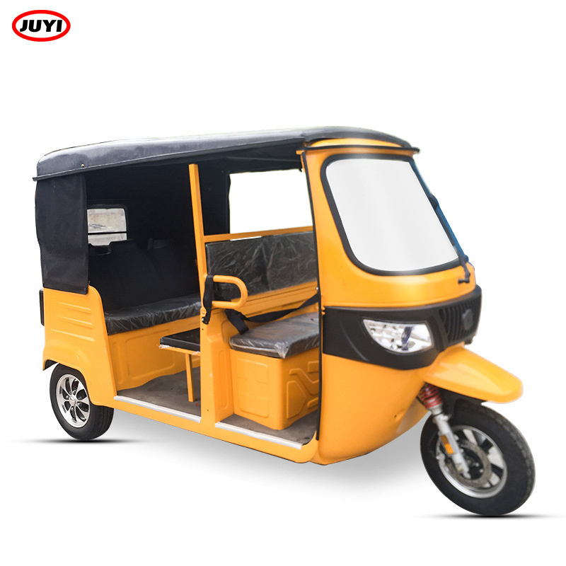 Custom Service Big Space Electric tricycle Scooter factory offered solar charger 3 wheels electric Sightseeing Tuk Tuk tricycle