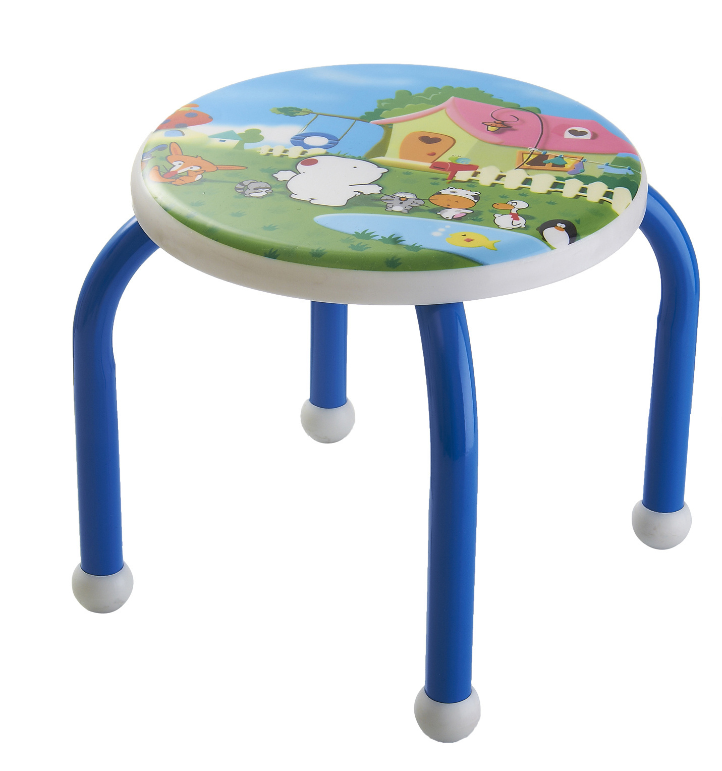 High quality printing kids plastic stool wholesale/camping kids metal low chairs stainless steel stool