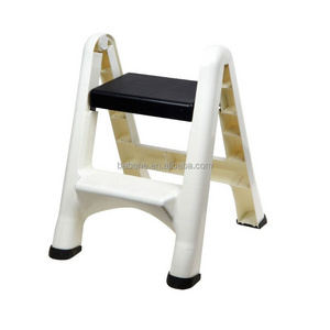 hot sales in Korea good quality home furniture&outdoor colorful design OEM plastic folding step ladder