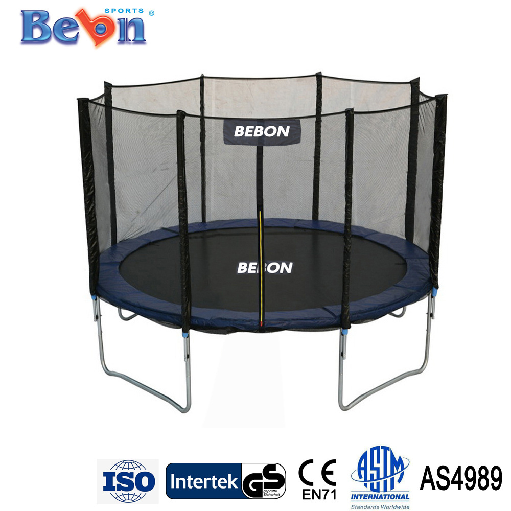 amusement park Trampoline with Enclosure Safety Net trampoline on trailer  6ft 8ft 10ft 12ft 14ft 15ft 16ft trampoline tent cove