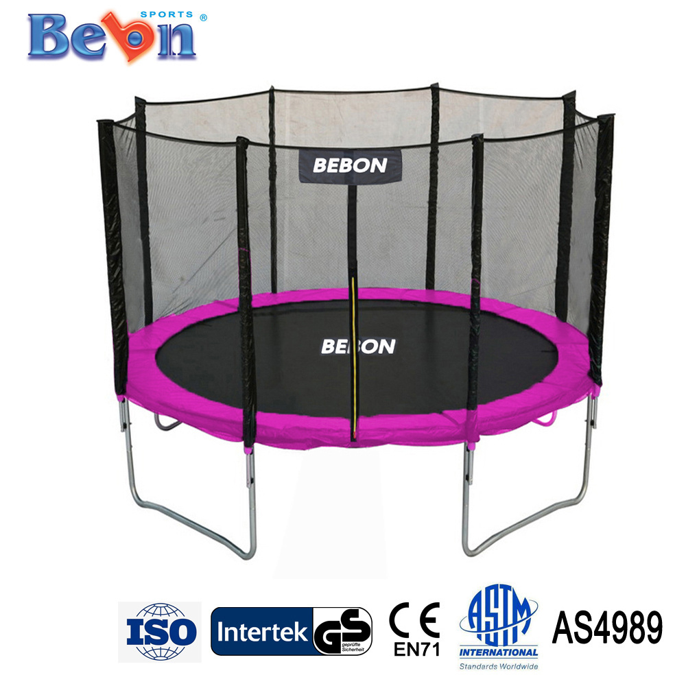 12ft 366cm cheap trampoline price trampoline for sale online colorful Environment-Friendly gymnastics trampoline