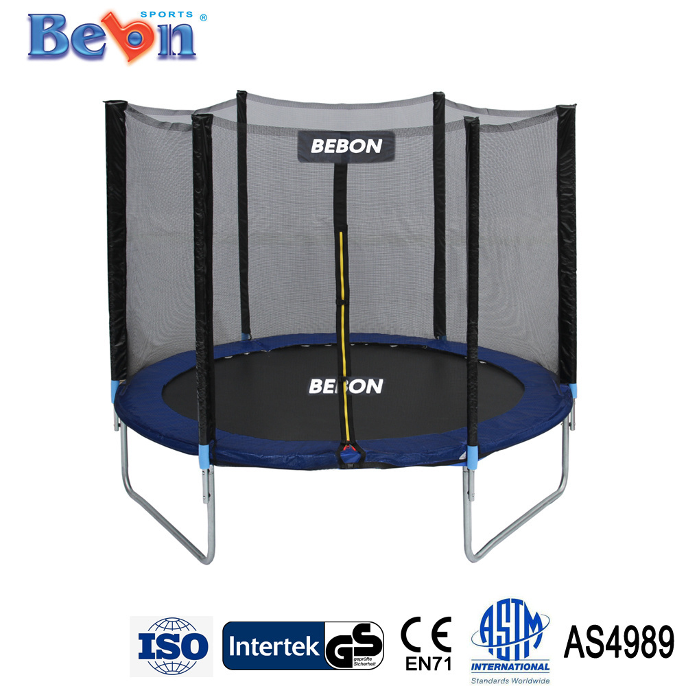 amusement park Trampoline with Enclosure Safety Net trampoline on trailer  6ft 8ft 10ft 12ft 14ft 15ft 16ft trampoline tent cove