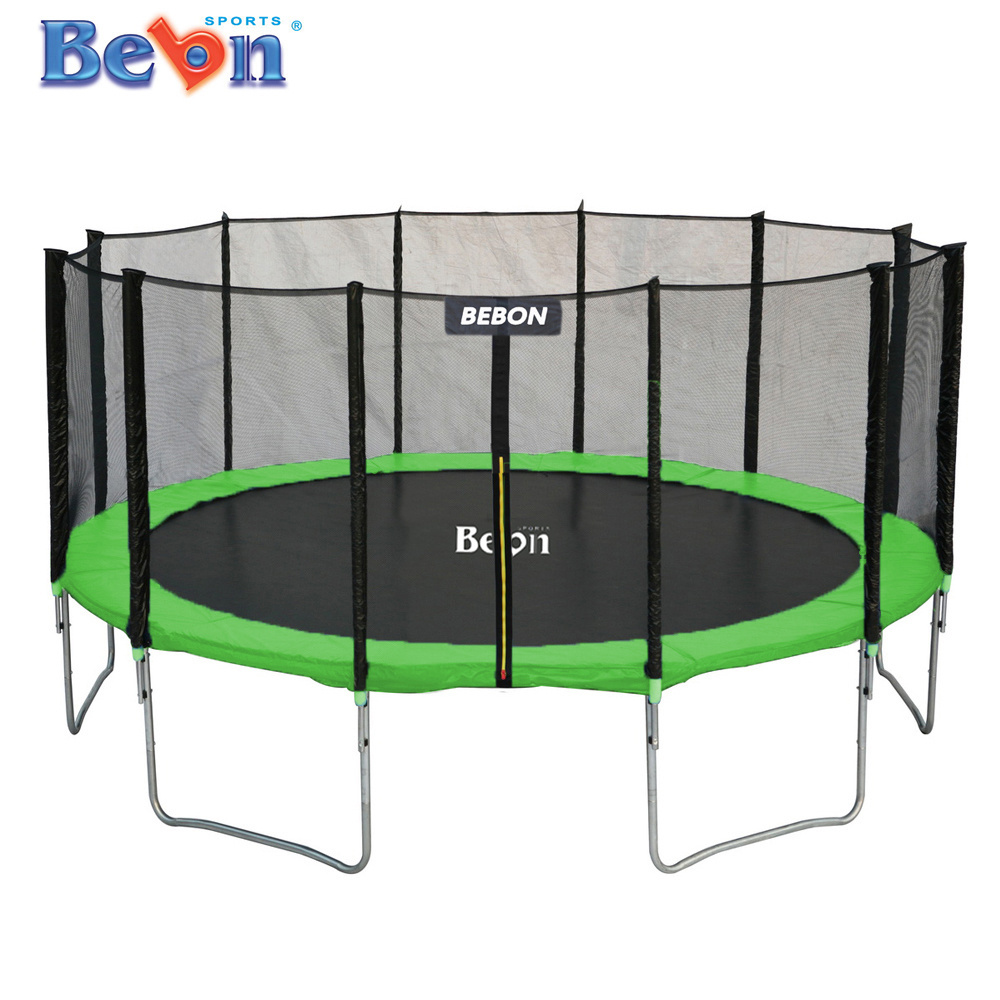 BEBON OUTER-NET TRAMPOLINE CTO color and material of jump fabric logo spring cover, capable of mass production and Hot classic