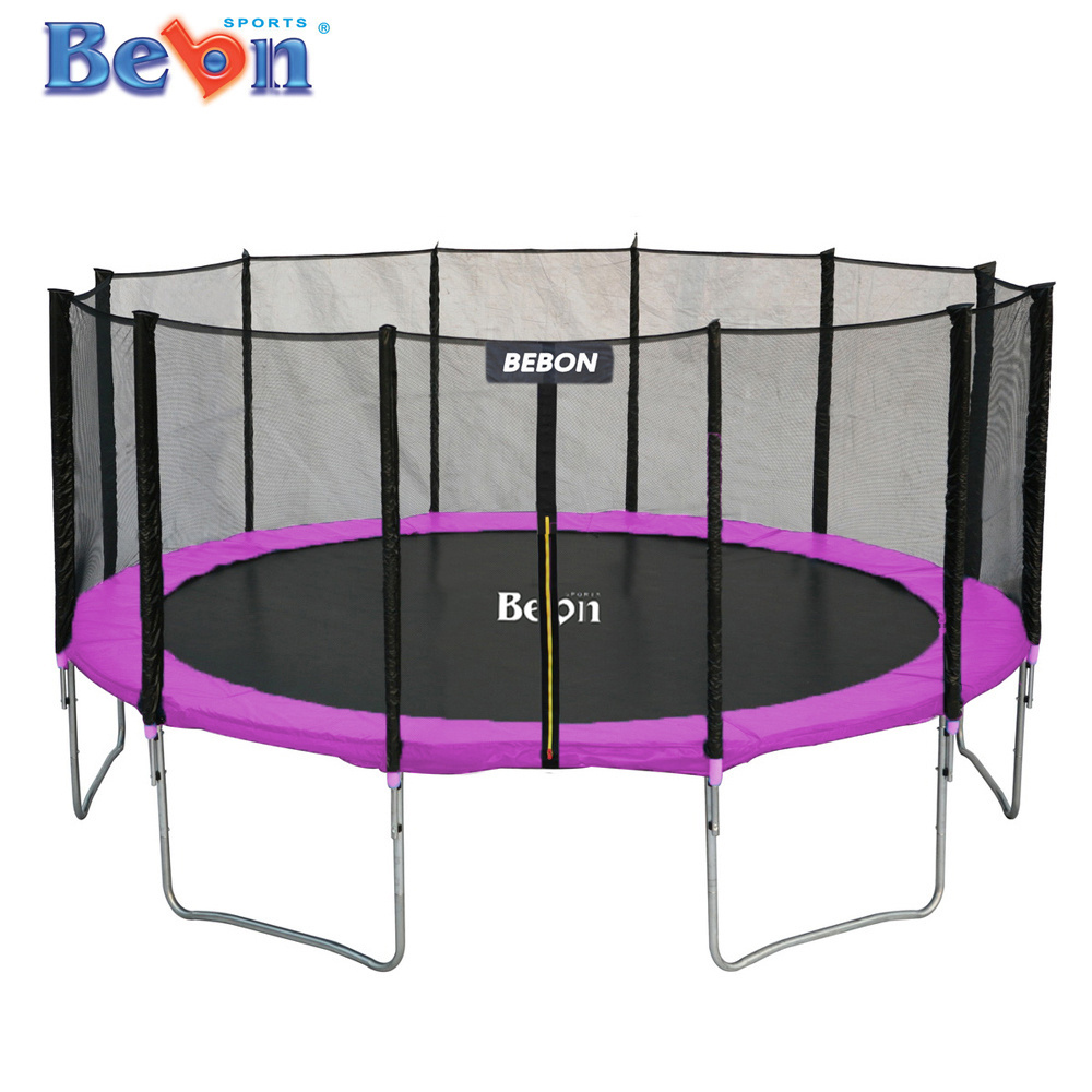 BEBON OUTER-NET TRAMPOLINE CTO color and material of jump fabric logo spring cover, capable of mass production and Hot classic