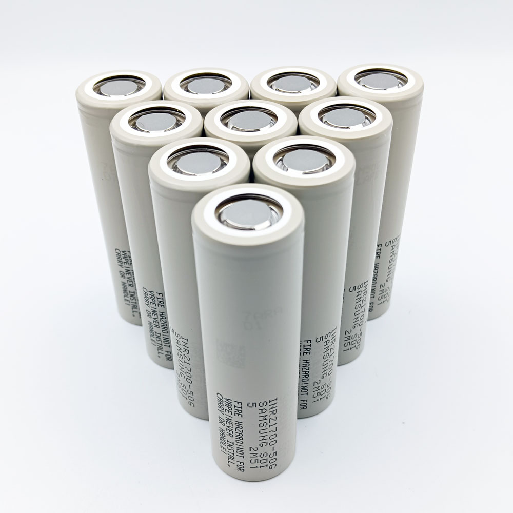 Brand New Rechargeable Inr21700 50G Li Ion Power Batteries  3.6V 5000mAh  For Samsung Lithium Battery 21700