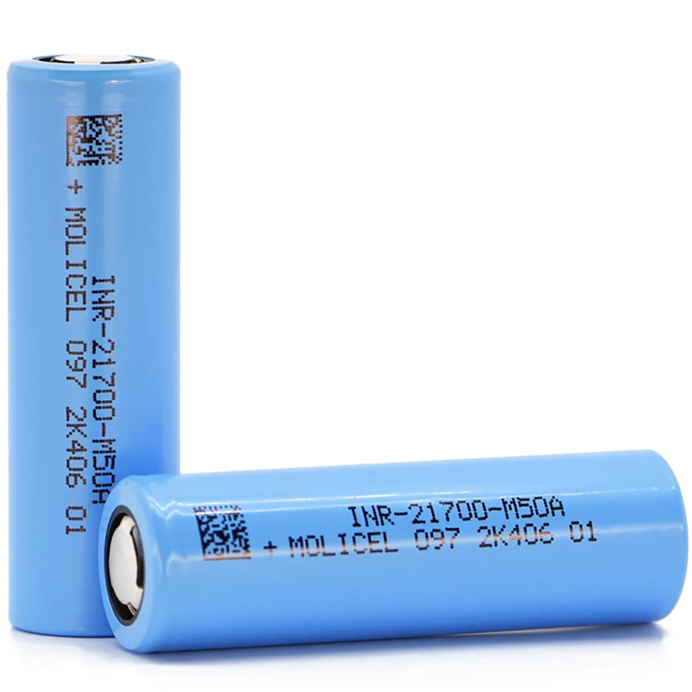 Rechargeable  Lithium Ion  Lithium Cell 21700 Battery 3.7v 5000mah Molicel 21700 M50a For Electric Bike