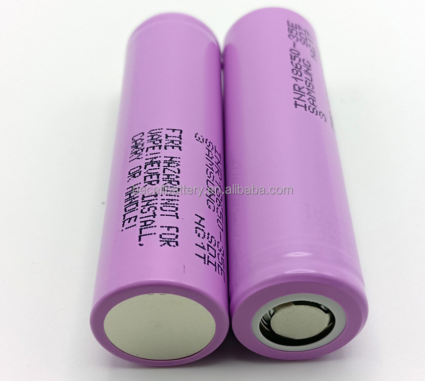 wholesale Original samsung 35e 18650 3500mah 35e 18650 akku 3500mah 10A Discharge High Drain Flashlight Battery For Samsung