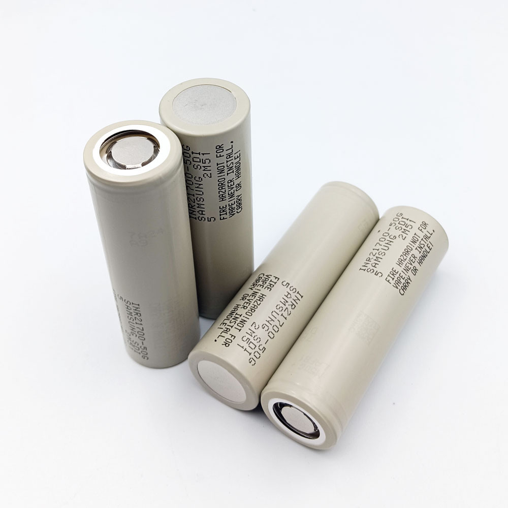 Hgh Capacity Inr21700-50G 3.6V 5000mAh 5Ah Rechargeable Li-ion Storage Battery Cell  For Korea Samsung 21700 50G Battery