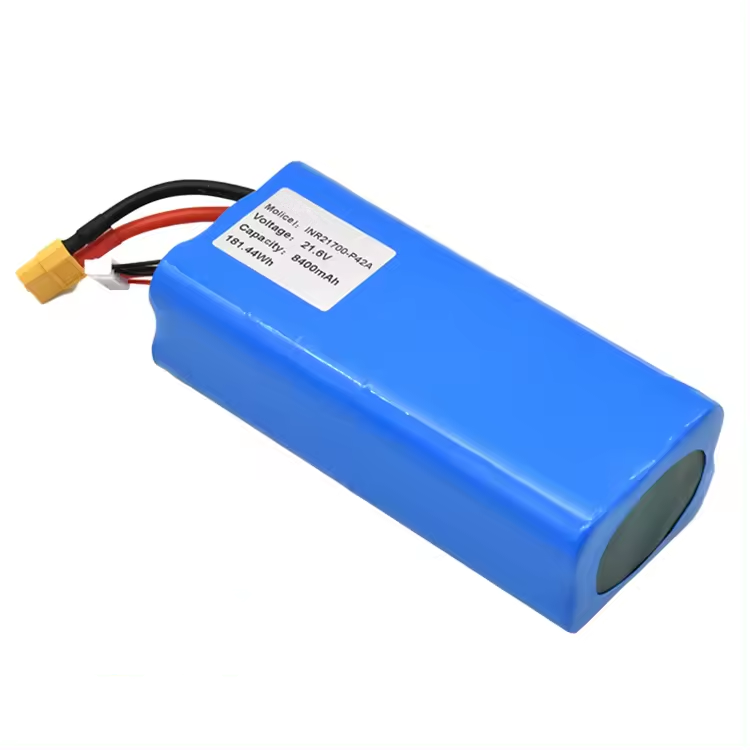 Professionlly Custom Battery Pack 18650 21700 Drone Battery Molicel High Current P42A 6S2P 6S3P 21.6V 8400Mah Battery Packs