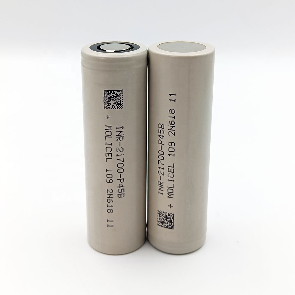 Original Molicel INR21700 P45B 4500mah 45A PK 21700 4200mah P42A 30a 3.7V Li ion rechargeable batteries for molicel p45b 21700