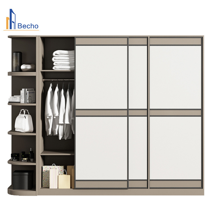 Becho New Design Closet Organizer Wardrobe Storage Shevles Sliding Portable Closet