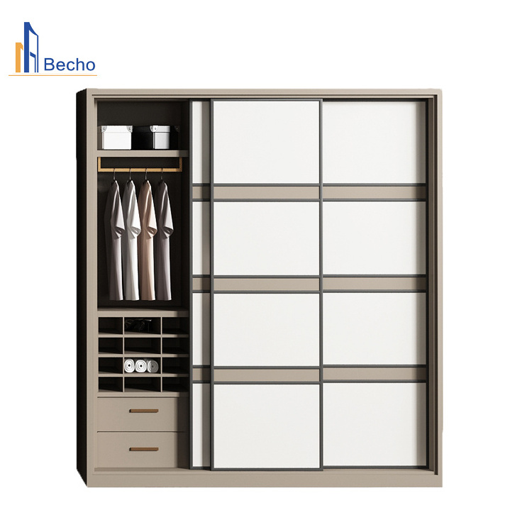 Becho New Design Closet Organizer Wardrobe Storage Shevles Sliding Portable Closet