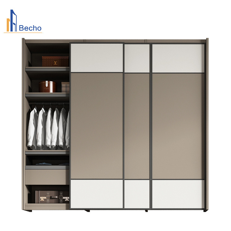 Becho New Design Closet Organizer Wardrobe Storage Shevles Sliding Portable Closet