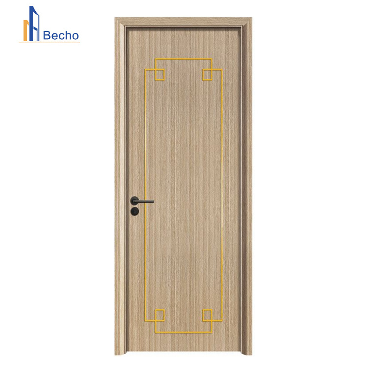 Factory Wholesale Popular Wpc Door Sound Proof Waterproof Interior Wpc Hotel Room Door