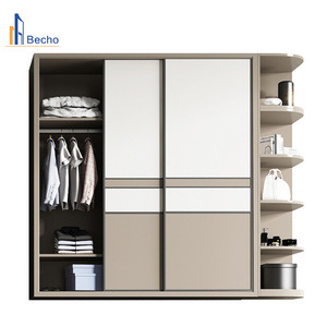 Becho New Design Closet Organizer Wardrobe Storage Shevles Sliding Portable Closet