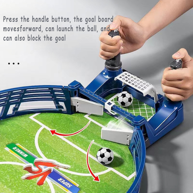 New style football board game toy indoor funny two-player competition table game console desktop finger kick ball toys for kids