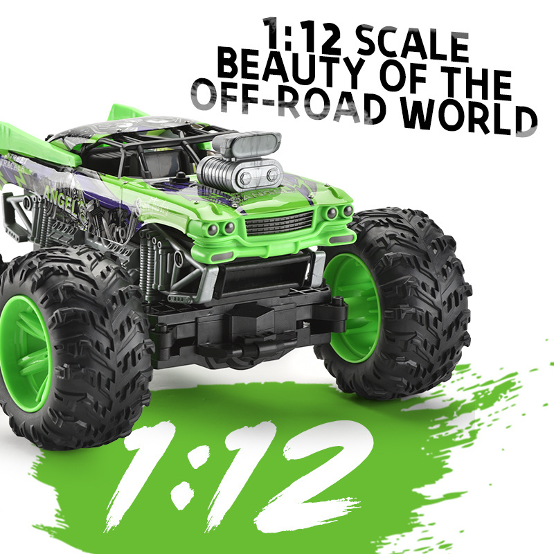 New Carrinho De Controle Remoto 1:12 2.4G Off Road Rc Car Radio Control Toys