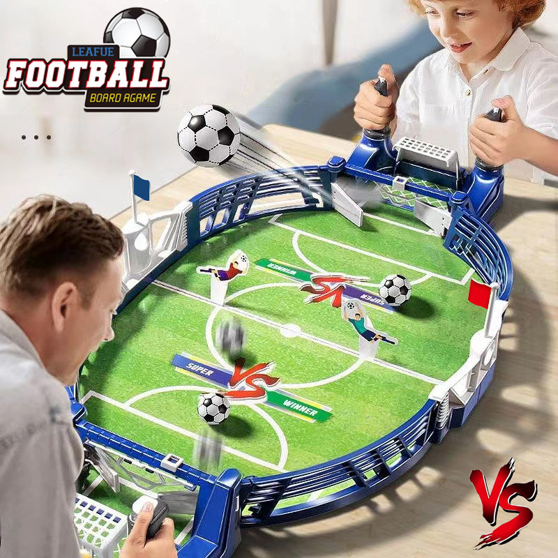 New style football board game toy indoor funny two-player competition table game console desktop finger kick ball toys for kids