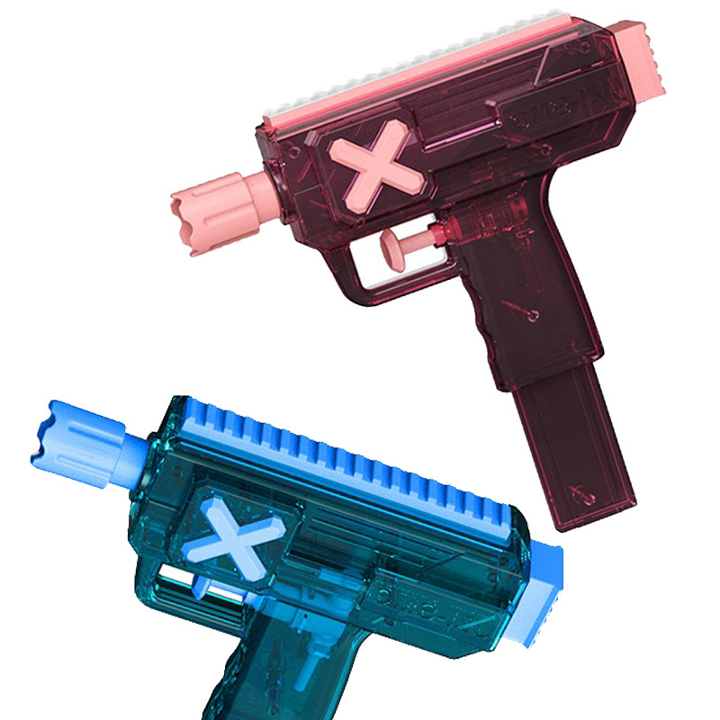 2023 NEW plastic summer funny outdoor Transparent water gun toy pistola de agua juguete for kid