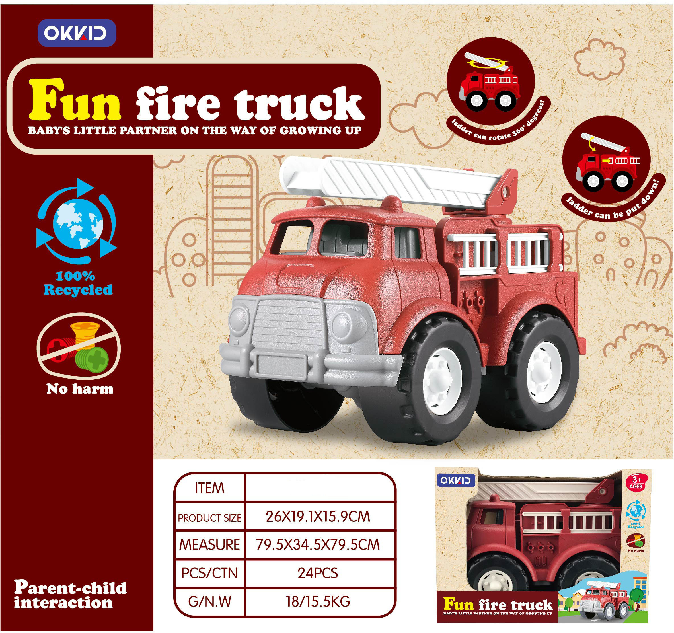 sells plastic toy car boy Fighting  Engine Fire Truck Toy for Kids school bus carry truck Sanitation Truck Learning Game