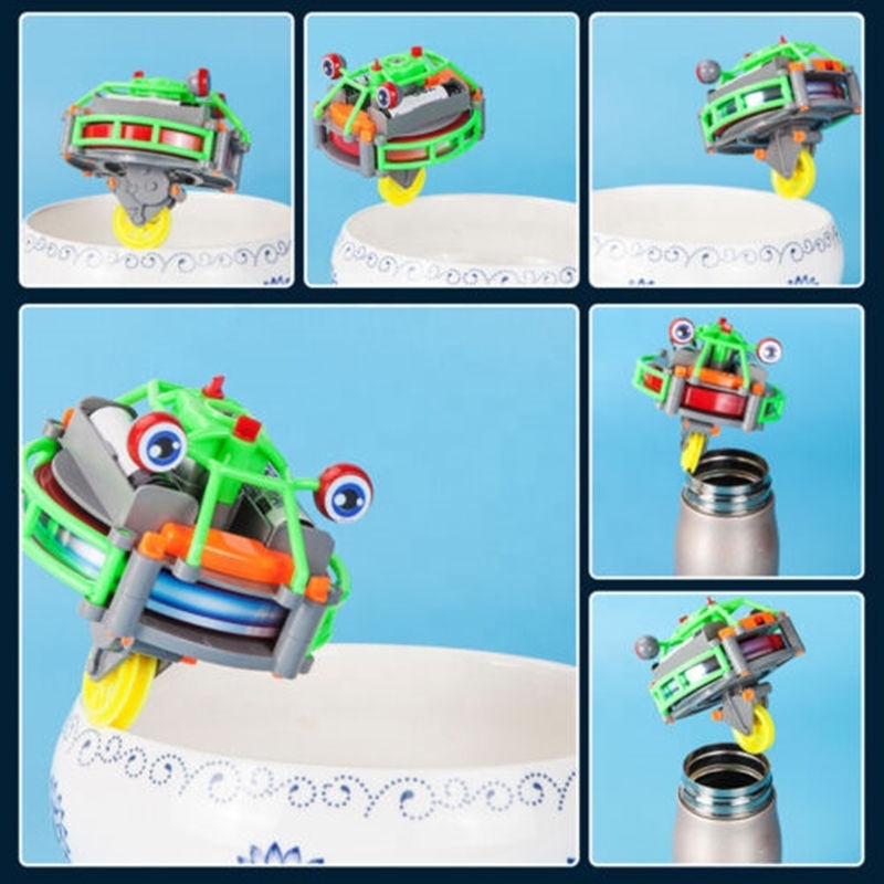 New Assembling Interesting Educational Toys For Kids Magical Tumbler Unicycle Robot Electric Toys Tightrope Walker Balance Car