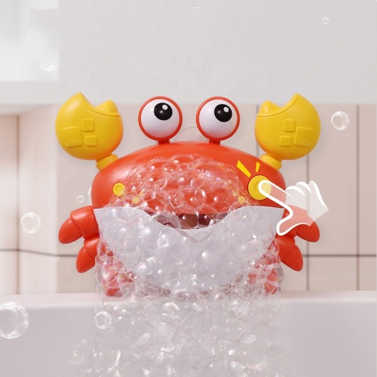 2023 New Brinquedos De Banho Water Play Crab Bubble Bath Toys For Kids