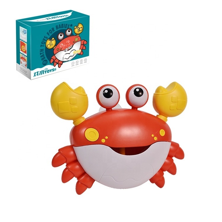 2023 New Brinquedos De Banho Water Play Crab Bubble Bath Toys For Kids