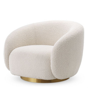 Modern Ergonomic Velvet  Leisure Lounge Arm Chairs Luxury Chair with gold steel base for Living Room Furniture