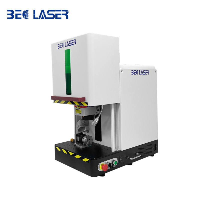 Hot Sale Plastic Cable Metal Marking machine Mini Enclosed 20w Portable Fiber Laser Marker