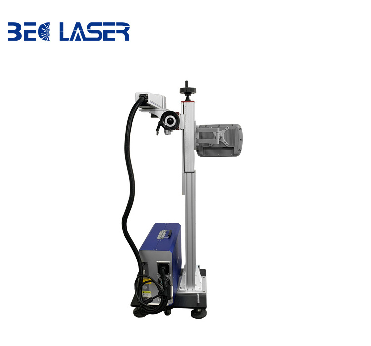 PVC Pipe Production Line Fiber Id Card Serial Number Laser Printer Marking Machine Online Flying Laser Marking Machine 30w