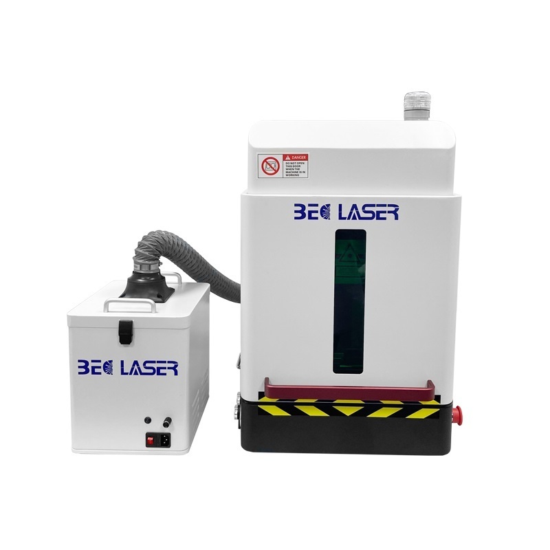 Hot Sale Plastic Cable Metal Marking machine Mini Enclosed 20w Portable Fiber Laser Marker