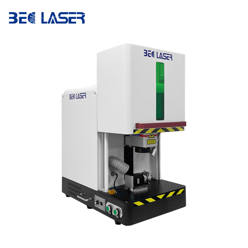 Hot Sale Plastic Cable Metal Marking machine Mini Enclosed 20w Portable Fiber Laser Marker