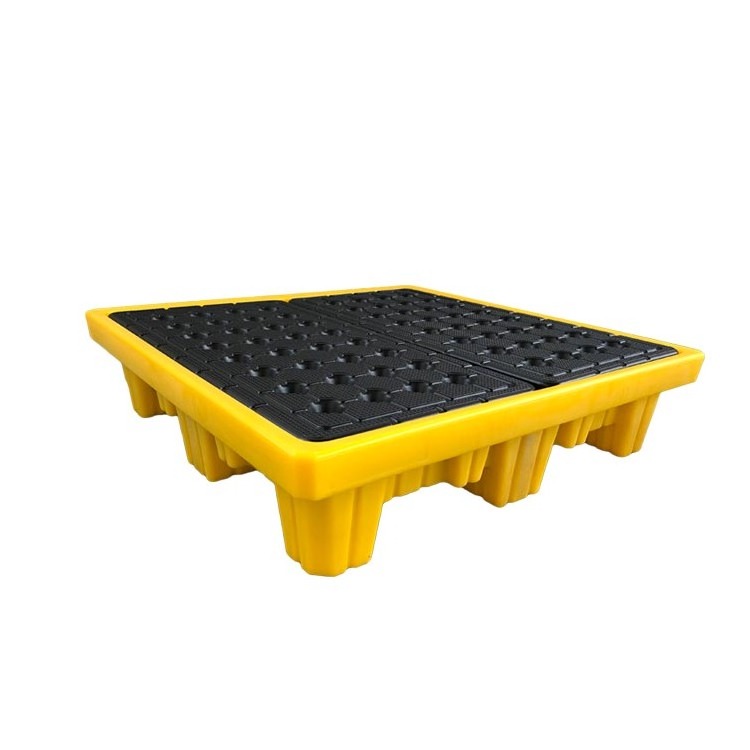 Portable Spill pallet spill containment kits for hazmat chemical spill protection