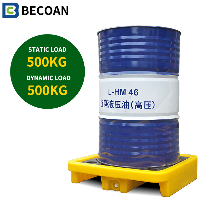 For Chemical Spill Response 1 Drum Spill Tray Containment Tray Spill Pallet For Drum*