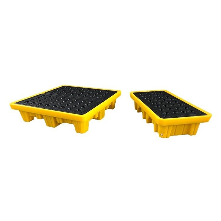 Portable Spill pallet spill containment kits for hazmat chemical spill protection