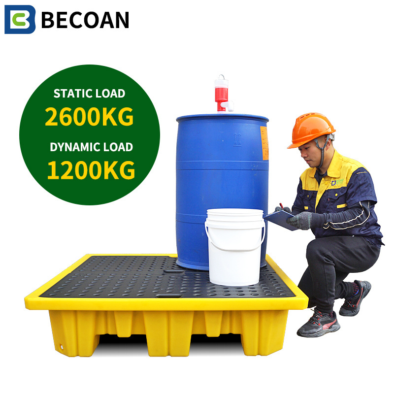 Good quality Spill containment pallet IBC Plastic sump pallet 1100L