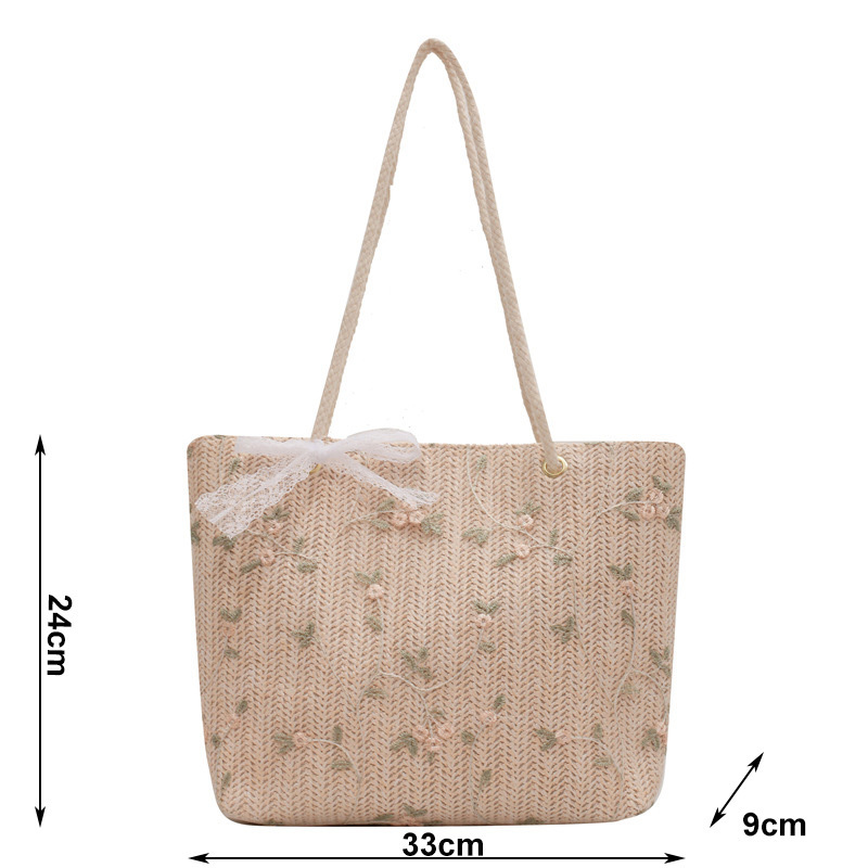 New Arrival Fashion Straw Braided Bags Brand Ladies Trendy Luxury Straw Bags Women Handbags 2023