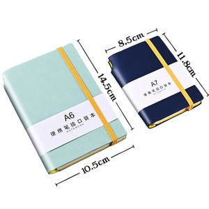 BECOL New Arrival Mini Portable Pocket Notebook Multi Color A6/A7 Hardcover Journal Notepad with Custom Logo for Students