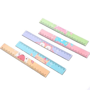 15cm flexible soft ruler promotional custom color magnetic scale ruler