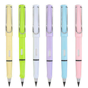 Hot Selling Plastic No Need Sharpened Pencils Student Gift Erternal Pencil Always Write Pencil Inkless for Kids