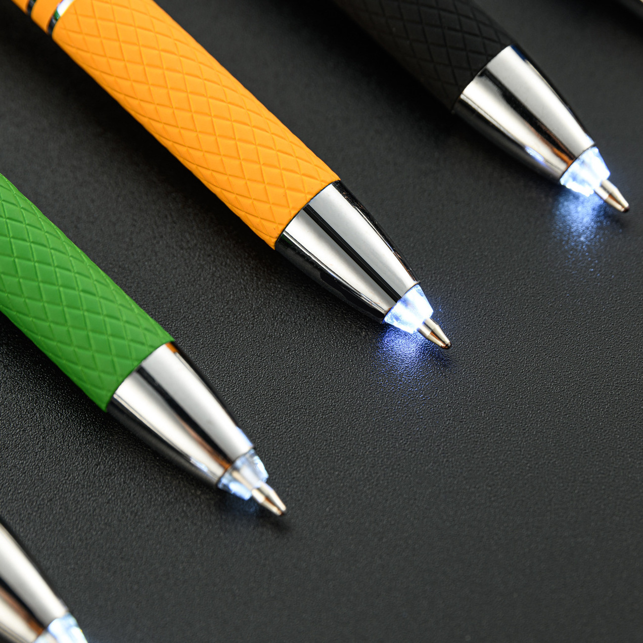 Lighted Tip Pen Flashlight Writing Ballpoint Pens LED Penlight Light Up Pen with Bright White Light for Writing in the Dark