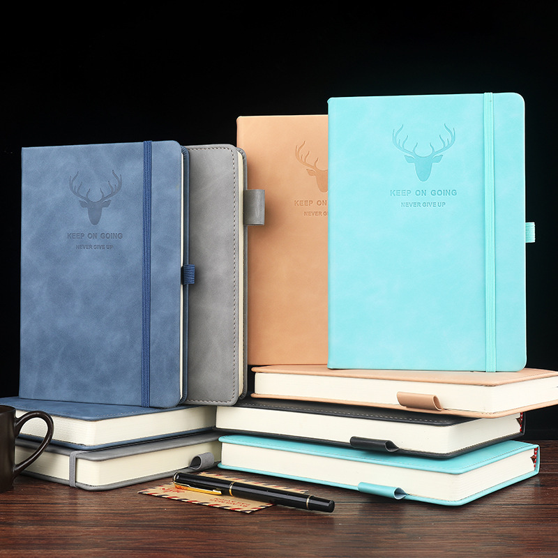 New Bulk Notebook Private Label Journals and Planners PU Leather Cover Notebooks  for Office