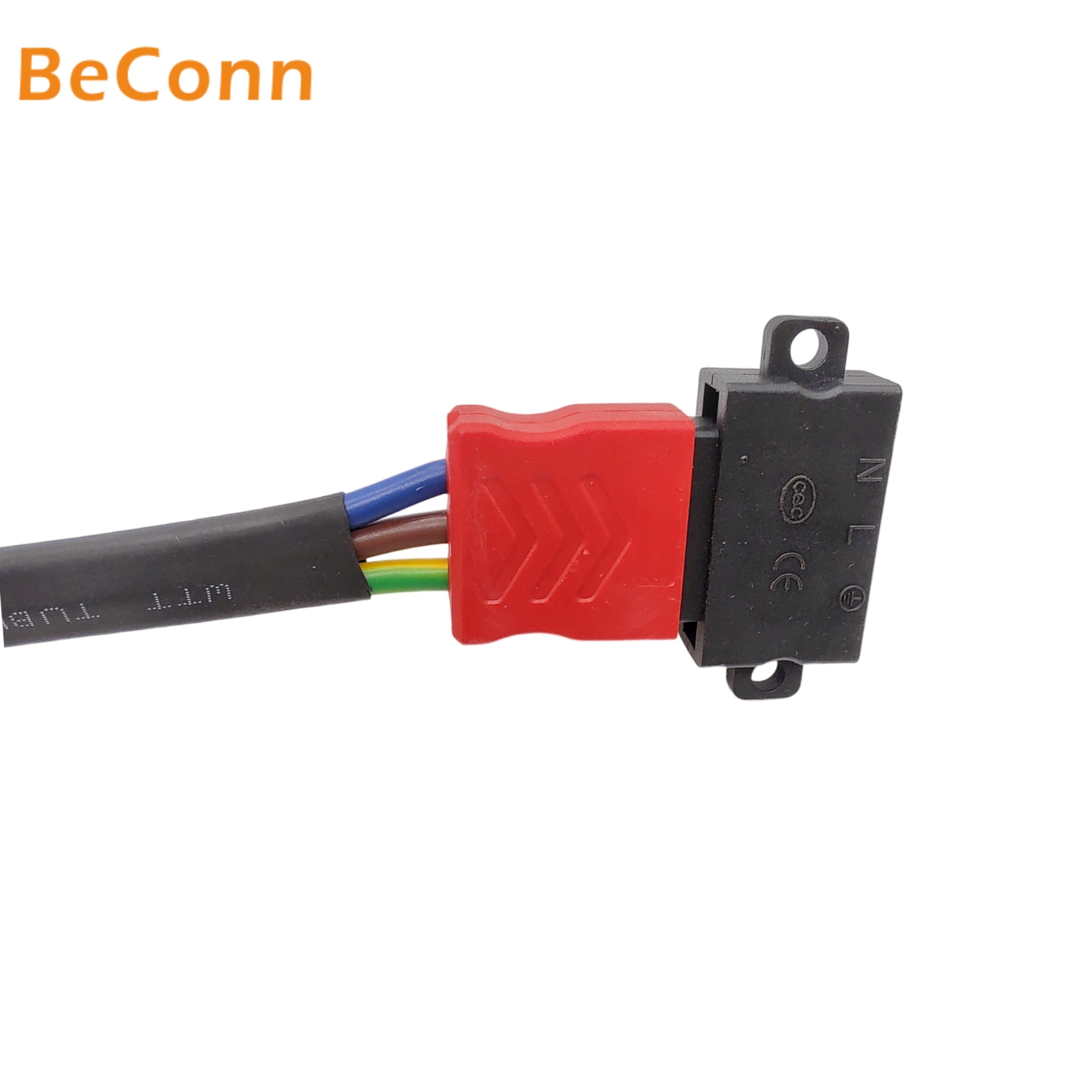 3pin Flat shape power connector quick connection power connector with AC cable male female plug used for LED screen module