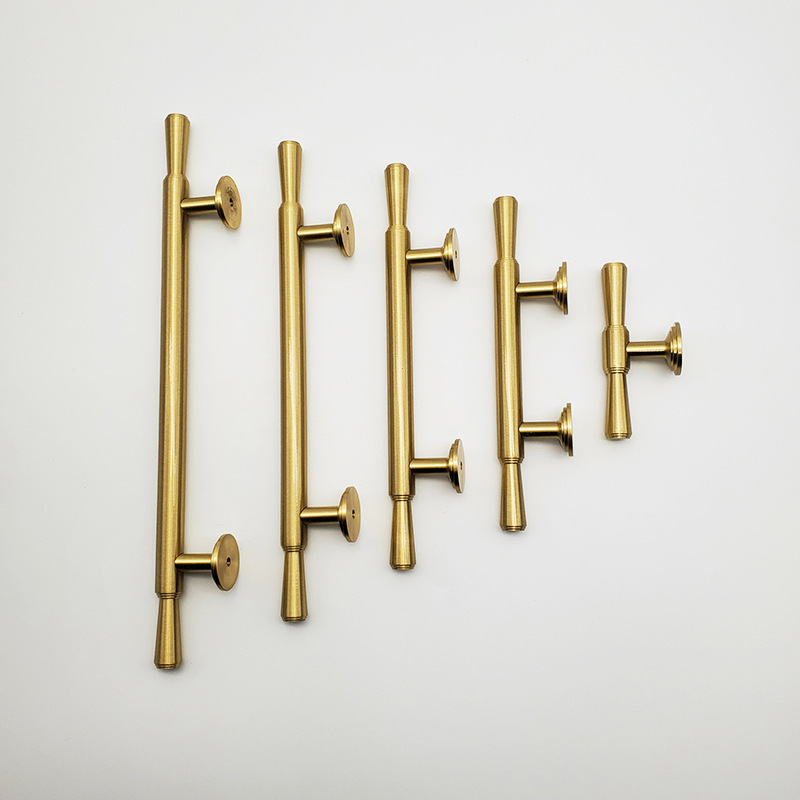 Brass Cabinet Bar Pulls Gold Drawer Handles Kitchen Cupboard Bathroom Dresser Cabinet Hardware