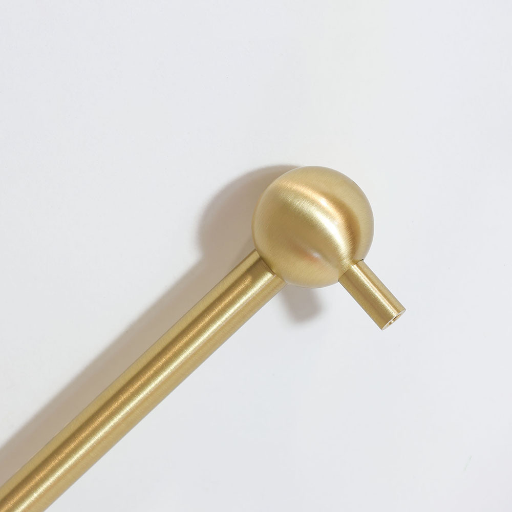 Solid Brass Kitchen Handles Furniture Hardware Luxury Brushed Satin Brass Cabinet Drawer Wardrobe Door Pull