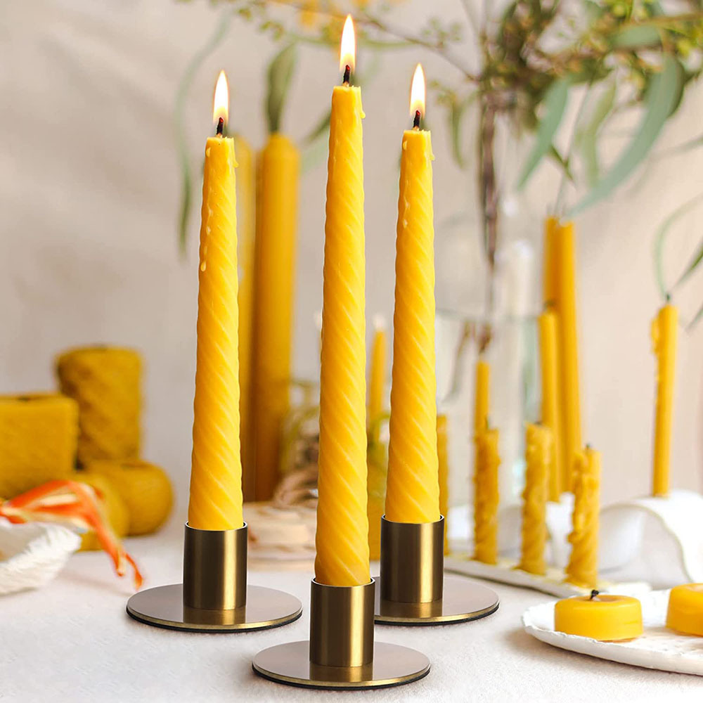 Metal Taper Candlestick Holders Gold Iron Candle Holder For Home Christmas Decoration