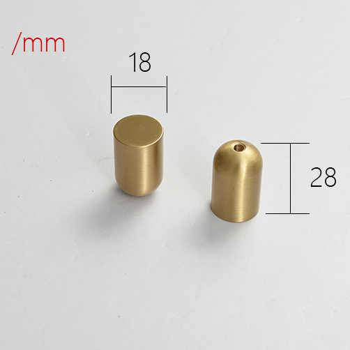 Small Cabinet Knob Brushed Solid Brass Furniture Hardware for Cupboard Drawer Dresser Cute Kitchen Knobs