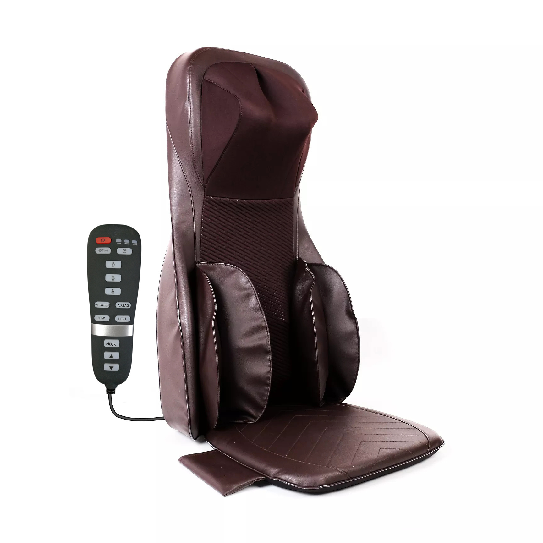 Massaging  Seat And Back Shiatsu+ Vibration Massager Massage Cushion Machine With Heat