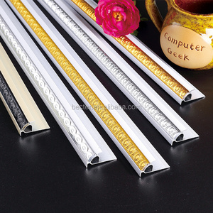 New Arrival Fashion Aluminum Border Tile Trim Marble Edge Protection Trim